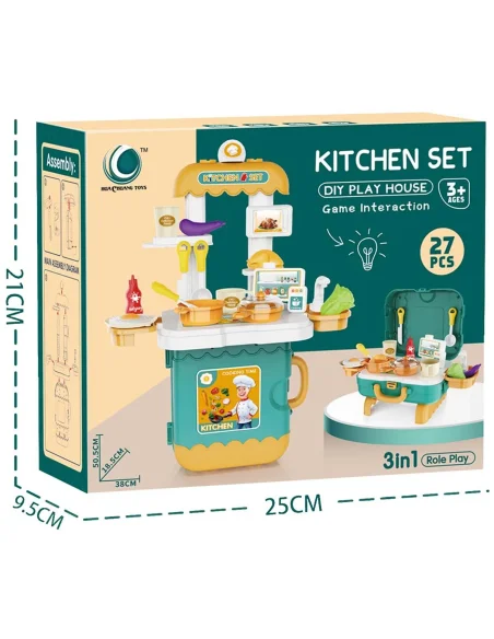 Kitchen case 27 pieces