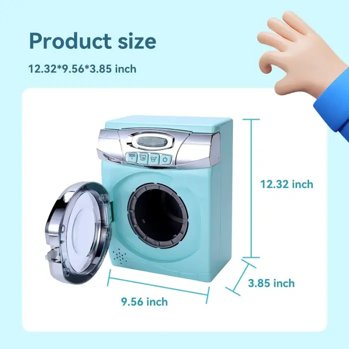 Jeu pour enfants - Set Machine à laver Jouet - Maroc