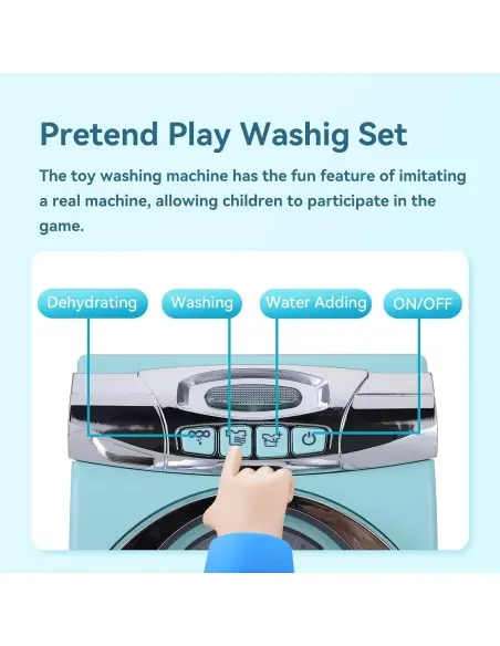 Jeu pour enfants - Set Machine à laver Jouet - Maroc