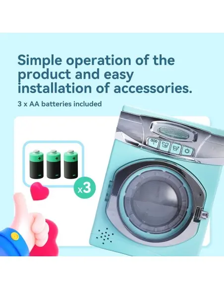 Jeu pour enfants - Set Machine à laver Jouet - Maroc