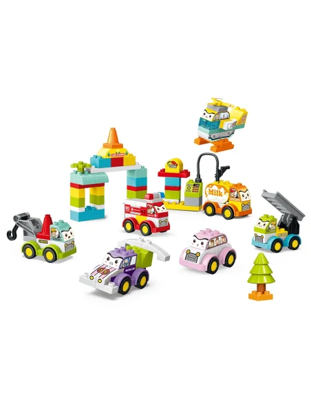 Vehicle building blocks, 150 pieces, from 3 years — photo 2
