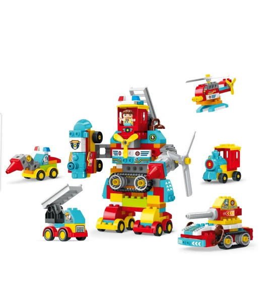 158-piece robot building blocks from 3 years 2