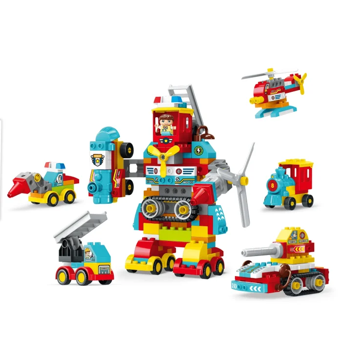 Set de blocs de construction Robot - 158 pièces - 3ans+ Jouet 