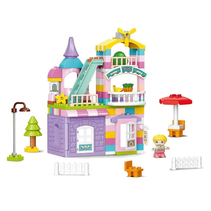 Set de blocs de construction Fun Garden - 163 pièces - 3ans+