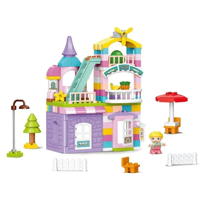 Set de blocs de construction Fun Garden - 163 pièces - 3ans+