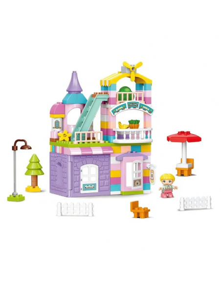 Set de blocs de construction Fun Garden - 163 pièces - 3ans+