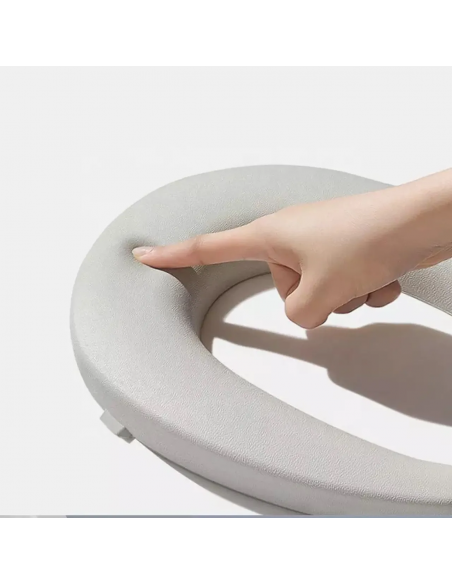 Pot de Toilette Bébé Coque Deluxe - Gris Pot & Réducteur - 