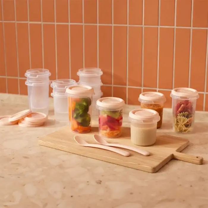 Miniland Set 12 pots de conservation Candy Vaisselle bébé -