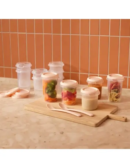 Miniland Set 12 pots de conservation Candy Vaisselle bébé -