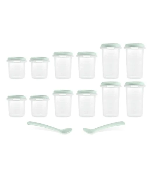 Miniland set 12 storage pots Mint