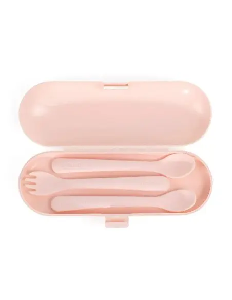 Miniland Couverts en silicone - Candy Vaisselle bébé -