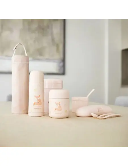 Miniland Couverts en silicone - Candy Vaisselle bébé -