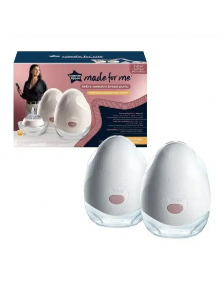 Tommee Tippee Tire-lait portable Made for Me Double + 2