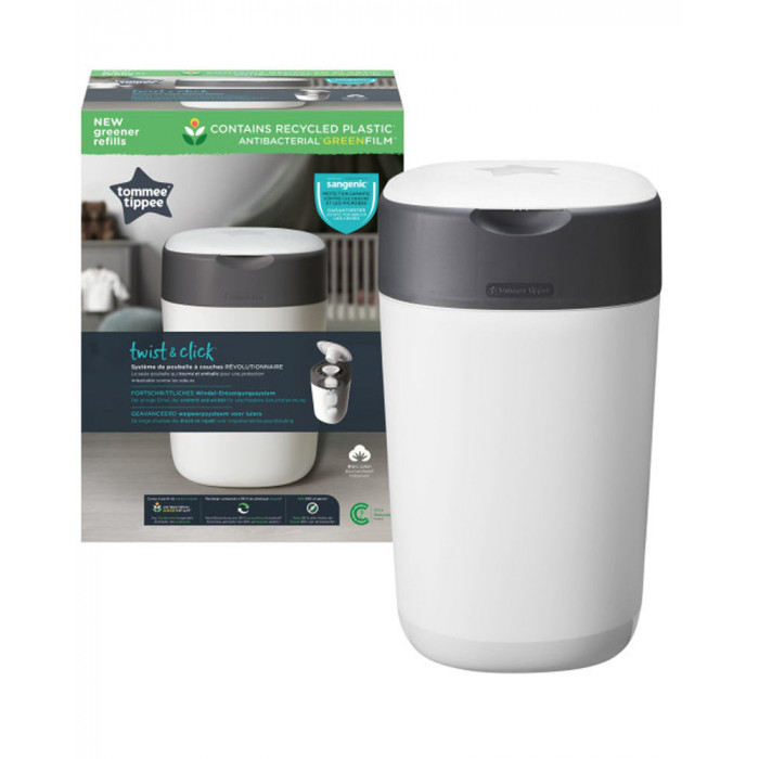 Tommee Tippee Poubelle à couches Anti-Odeur Twist & Click -