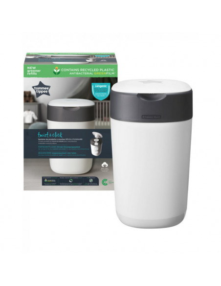 Tommee Tippee Poubelle à couches Anti-Odeur Twist & Click -