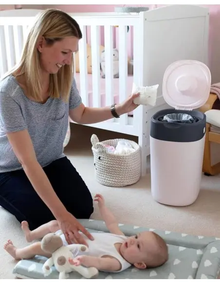 Tommee Tippee Poubelle à couches Anti-Odeur Twist & Click -