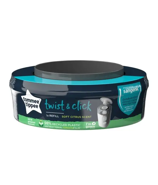 Tommee Tippee1 recharge Twist & Click Poubelle à couches - 