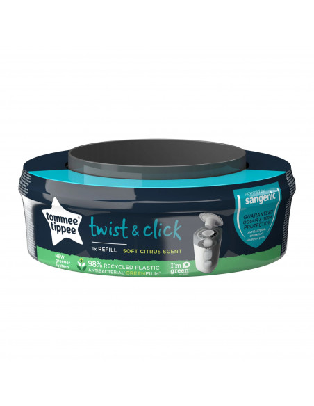 Tommee Tippee1 recharge Twist & Click Poubelle à couches - 