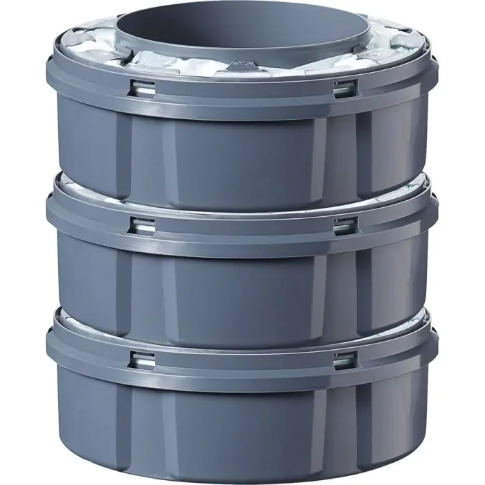 Tommee Tippee Lot de 3 recharges Twist & Click Poubelle à