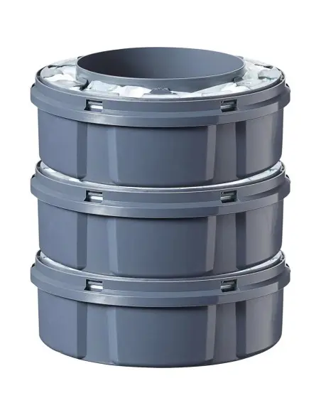 Tommee Tippee Lot de 3 recharges Twist & Click Poubelle à