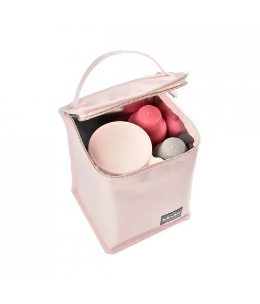 Pochette repas isotherme rose Béaba 2