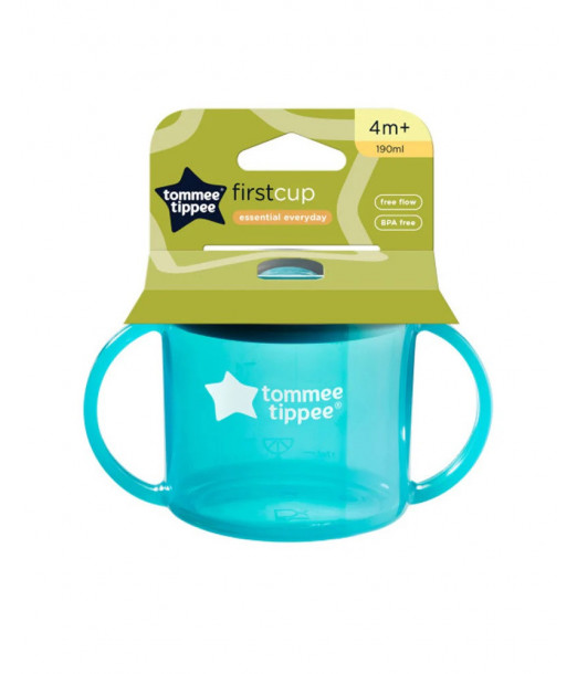 Tommee Tippee Première Tasse avec Bec 4M+ 190ml - Bleu 2