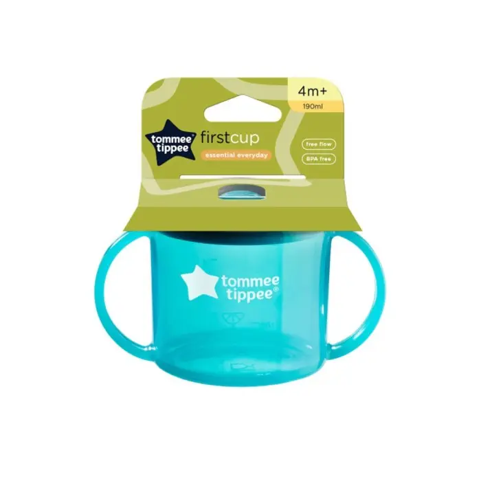 Tommee Tippee Première Tasse avec Bec 4M+ 190ml - Bleu