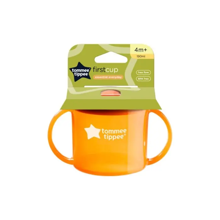 Tommee Tippee Première Tasse avec Bec 4M+ 190ml - Orange