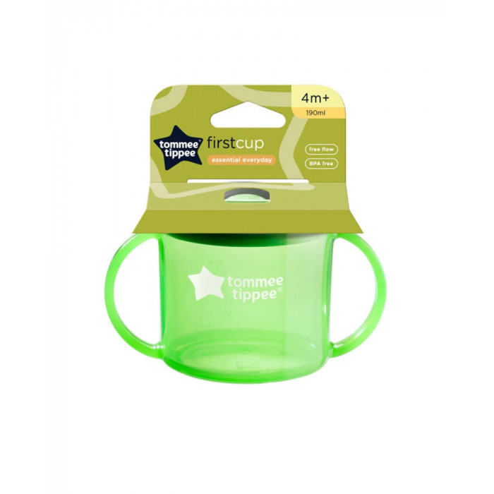 Tommee Tippee Première Tasse avec Bec 4M+ 190ml - Vert