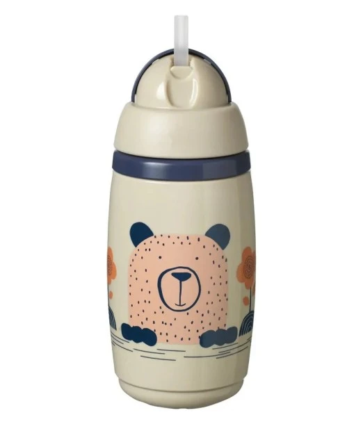 Tommee Tippee SuperStar insulated straw cup 266 ml — Grey