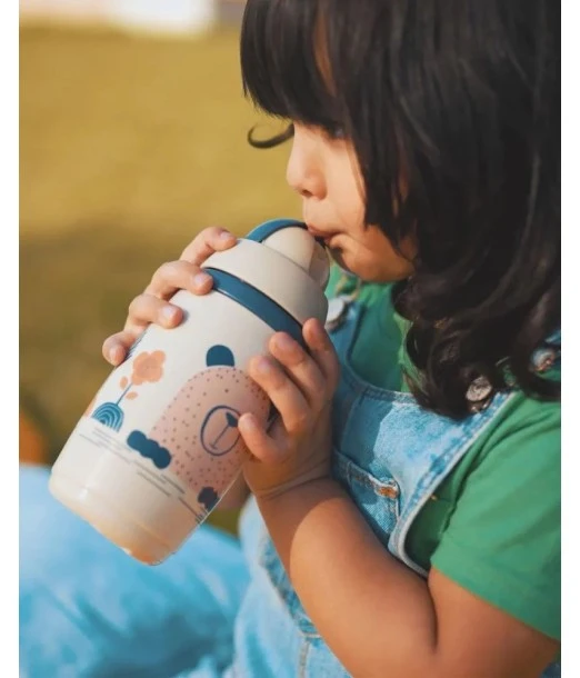 Tommee Tippee SuperStar insulated straw cup 266 ml — Grey 2