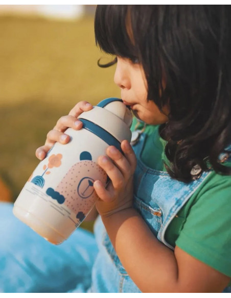 Tommee Tippee Tasse Isotherme à Paille SuperStar 266ml - Gris