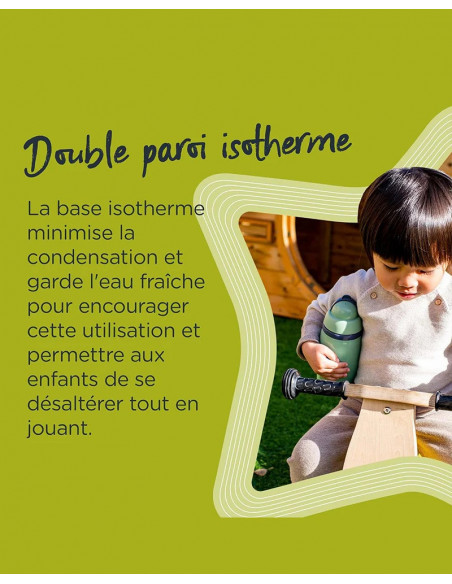 Tommee Tippee Tasse Isotherme à Paille SuperStar 266ml - Gris