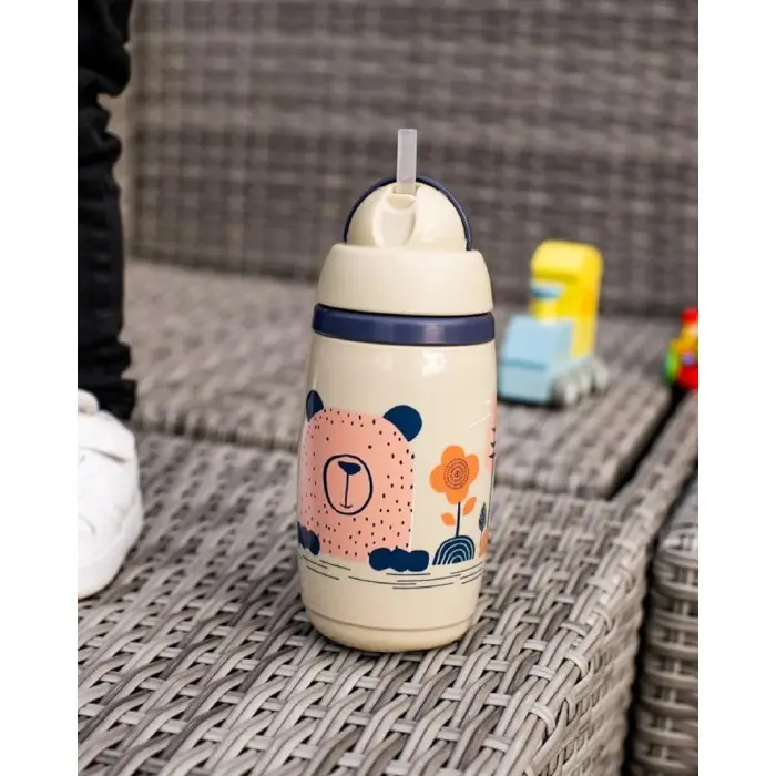 Tommee Tippee Tasse Isotherme à Paille SuperStar 266ml - Gris