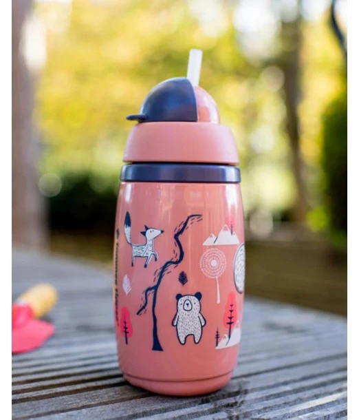 Tommee Tippee SuperStar insulated cup with straw 266 ml — Pink 2