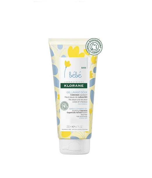 Klorane Baby gentle body and hair gel 200ml