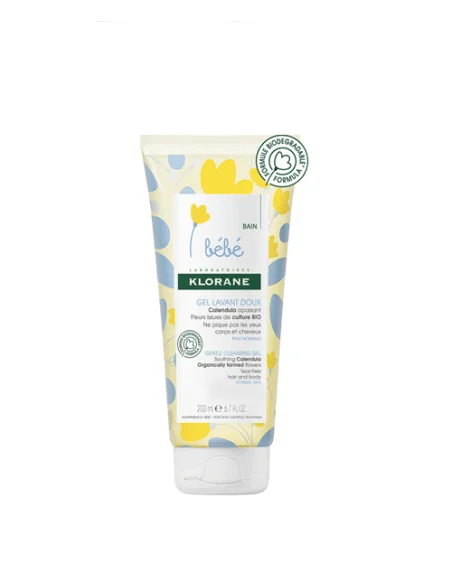 Klorane Baby gentle body and hair gel 200ml