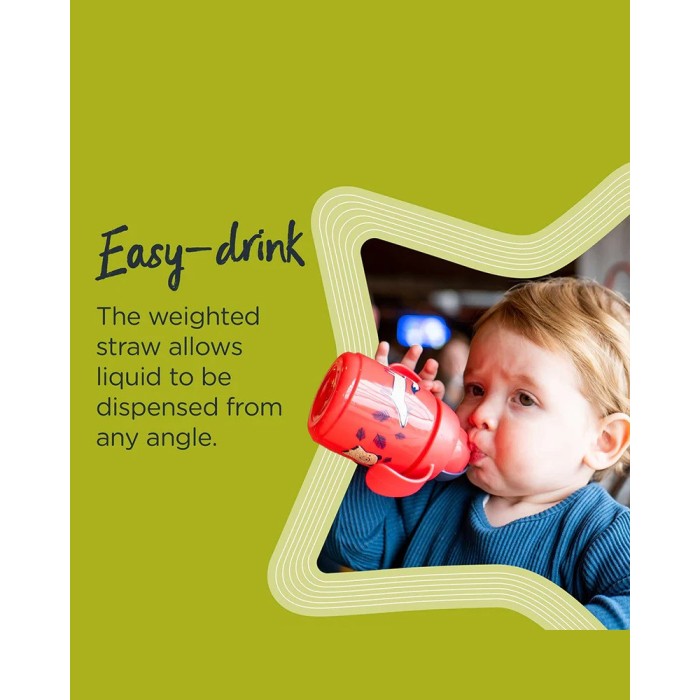Tommee Tippee Tasse à paille Super Star 300ml - Jaune Vaisselle