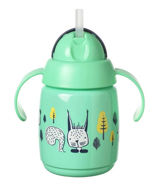 Tommee Tippee Tasse à paille Super Star 300ml - Vert Vaisselle