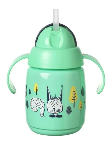 Tommee Tippee Tasse à paille Super Star 300ml - Vert Vaisselle
