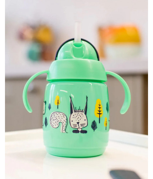 Tommee Tippee Tasse à paille Super Star 300ml - Vert Vaisselle 2