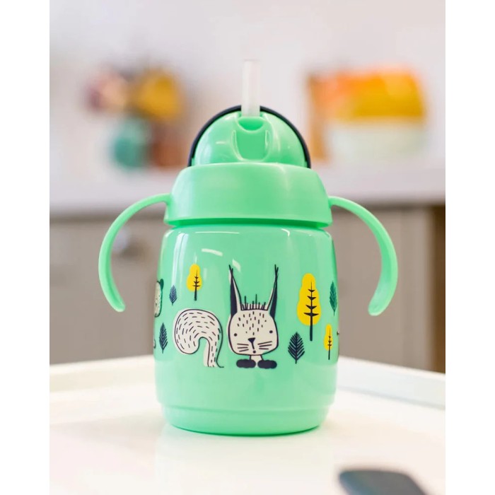 Tommee Tippee Tasse à paille Super Star 300ml - Vert Vaisselle