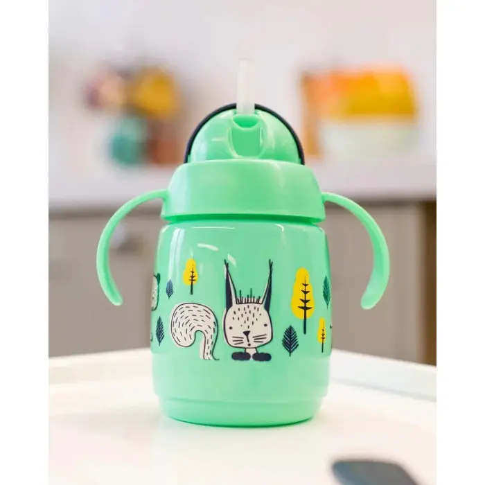 Tommee Tippee Tasse à paille Super Star 300ml - Vert Vaisselle