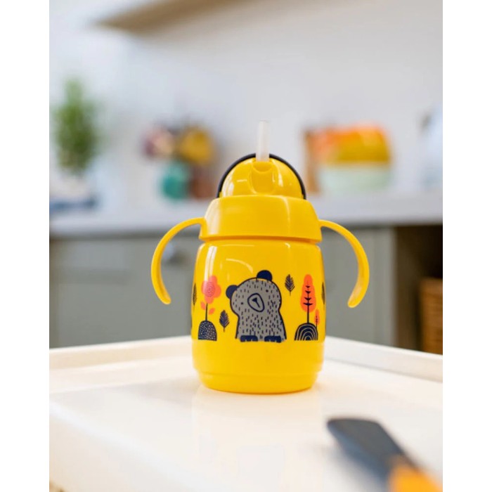 Tommee Tippee Tasse à paille Super Star 300ml - Jaune Vaisselle