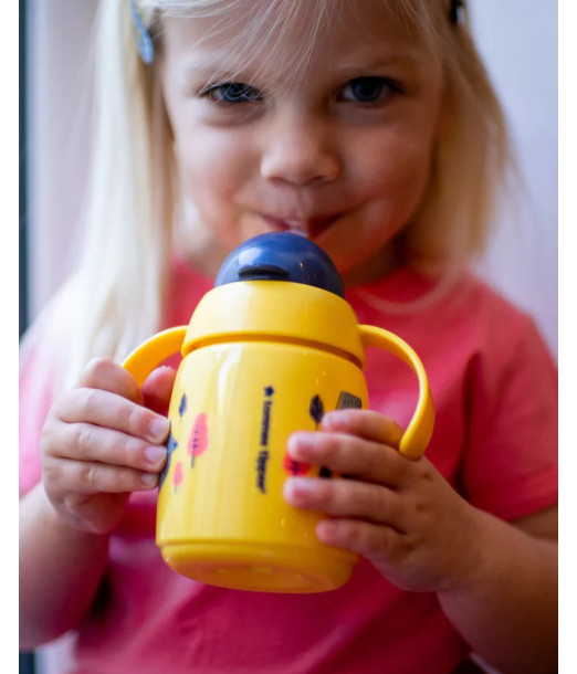 Tommee Tippee Tasse à paille Super Star 300ml - Jaune Vaisselle 2