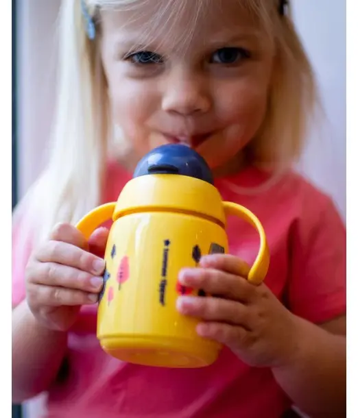 Tommee Tippee Tasse à paille Super Star 300ml - Jaune Vaisselle 2