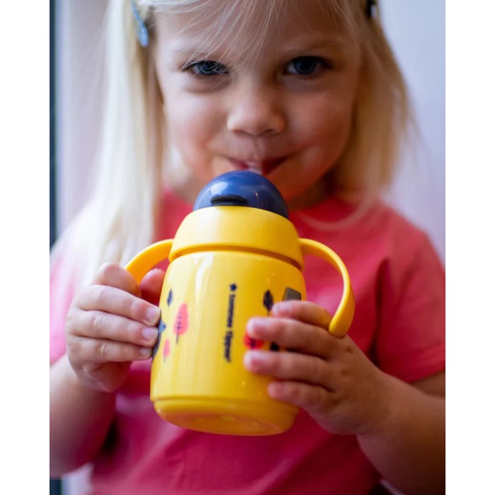 Tommee Tippee Tasse à paille Super Star 300ml - Jaune Vaisselle