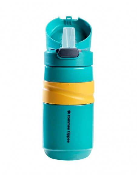 Tommee Tippee Gourde Anti-Fuite avec Paille 500ml - Turquoise