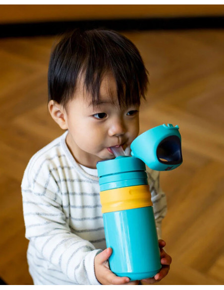 Tommee Tippee Gourde Anti-Fuite avec Paille 500ml - Turquoise