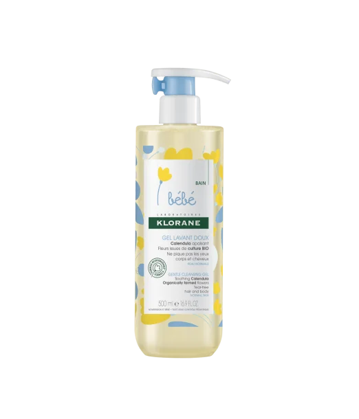 Klorane Bébé Gel douceur corps et cheveux 500ml